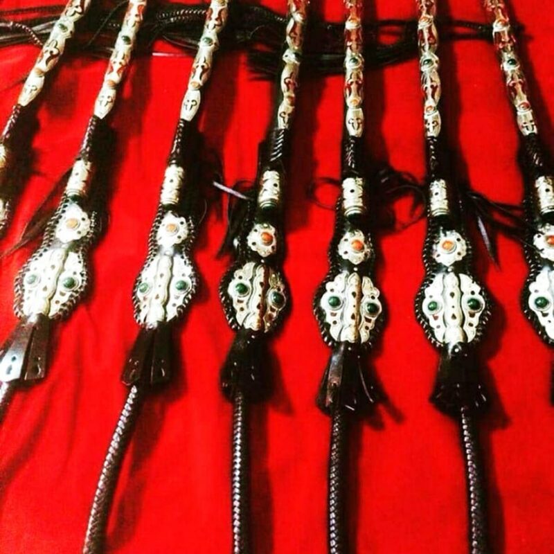 decorative whips of jyrgyz people