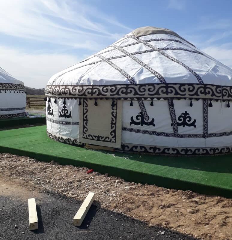 handmade wooden felt material yurt real kyrgyzstan big yurts