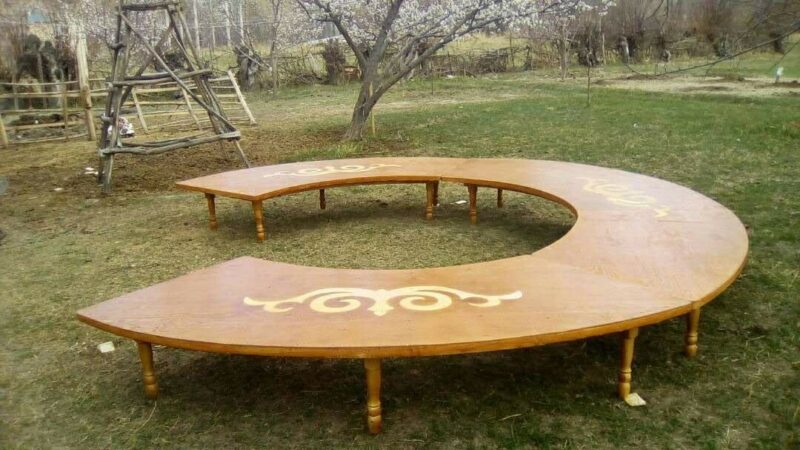 Круглый стол для юрты Киргизстан