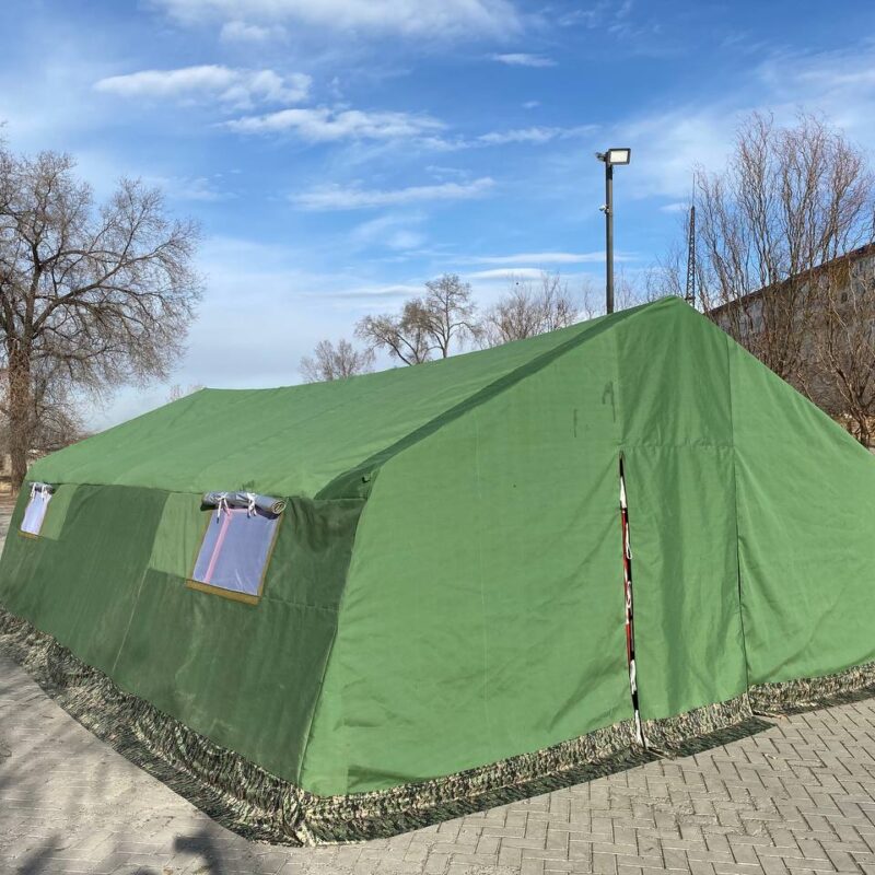 Зеленая палатка в Кыргызстане