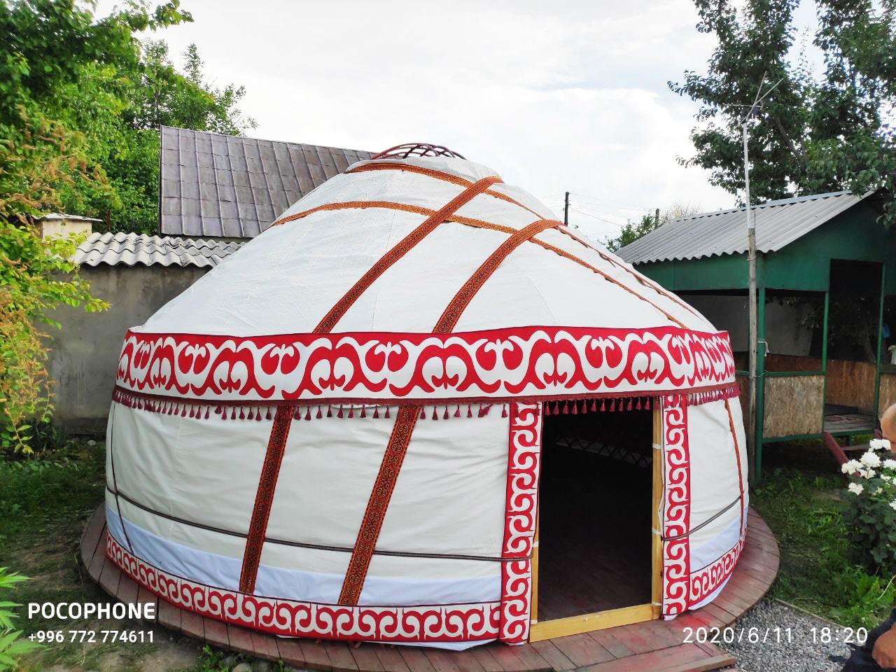 very new yurt